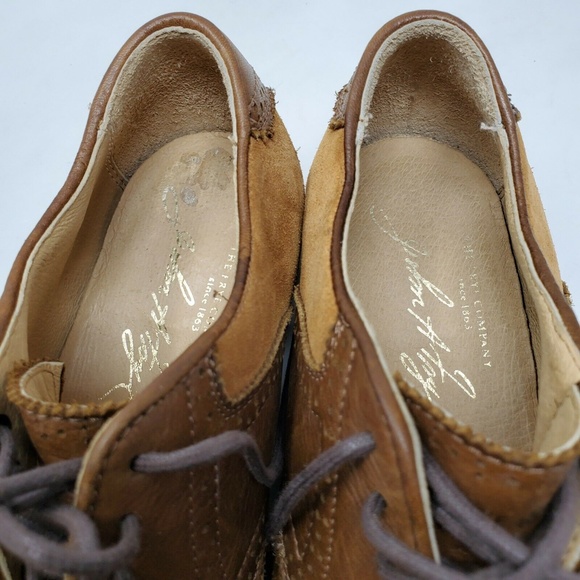 Frye Jill Saddle Leather Lace Up Oxford shoes - Picture 9 of 12